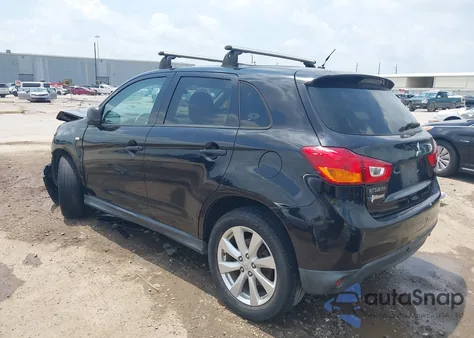 2013 Mitsubishi Outlander Sport Es z USA, uszkodzony, nr VIN 4A4AP3AU6DE022010